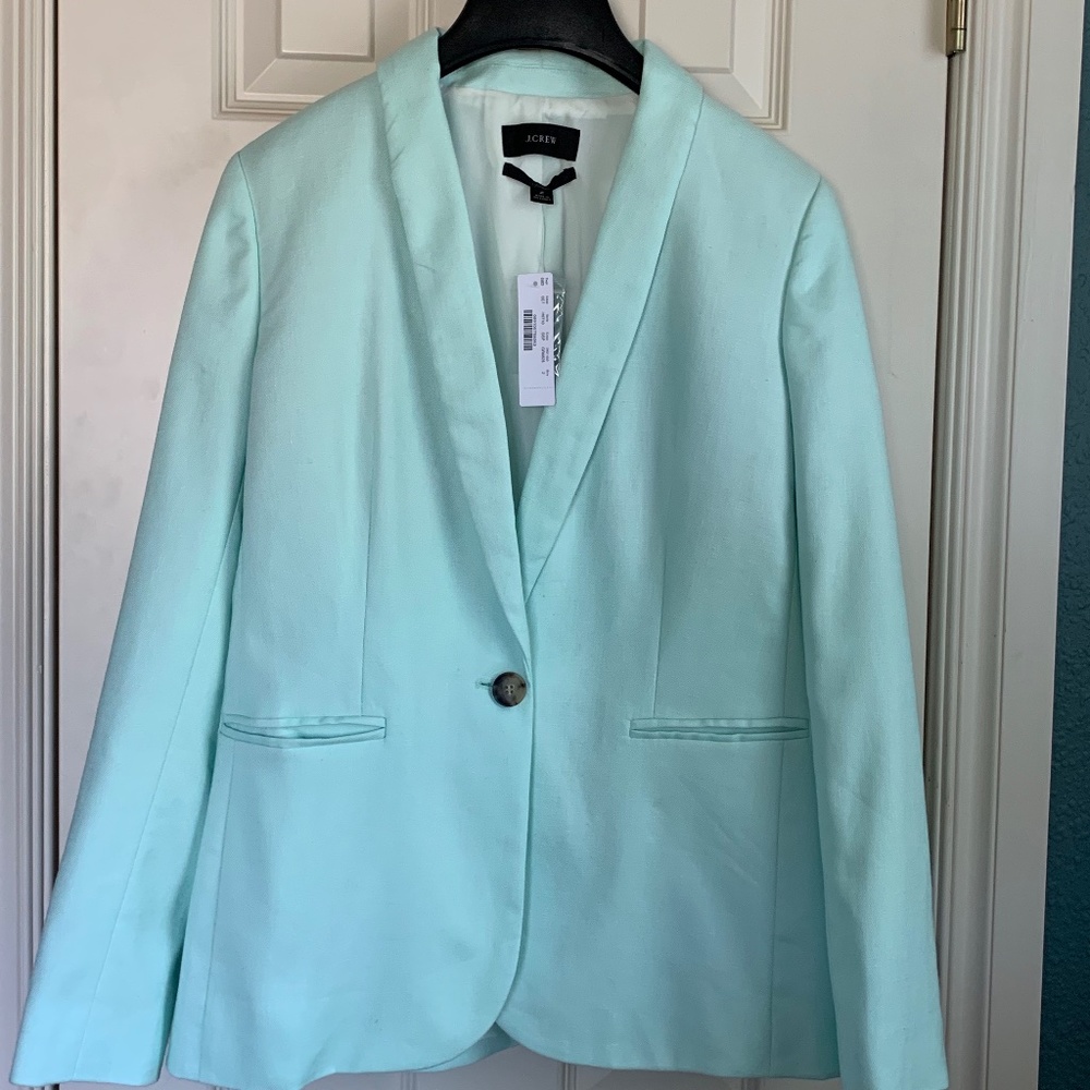 J.Crew Parke Blazer in Stretch Linen Size 2 New With Tags!